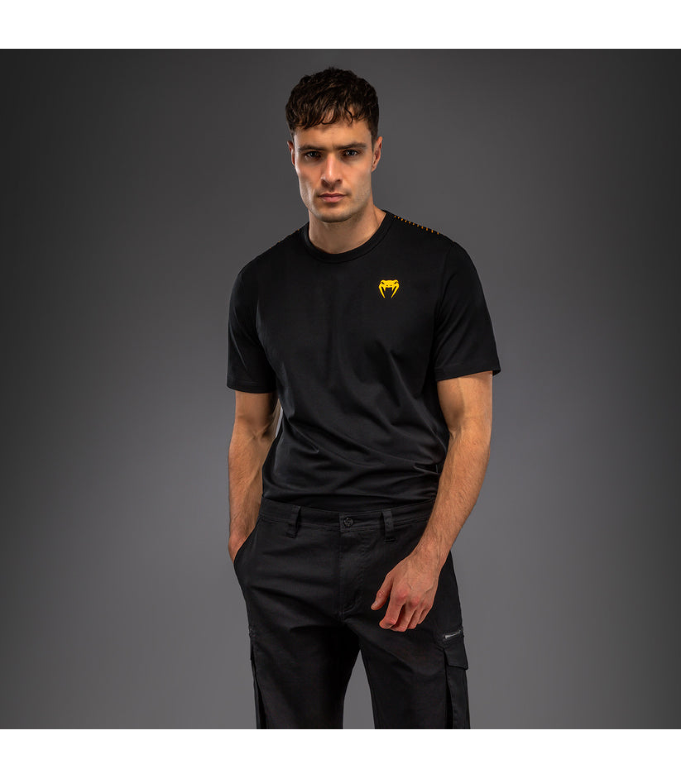 Тениска - Venum Quetzal Fury T-Shirt - Black/Fury Red/ Tangerine​